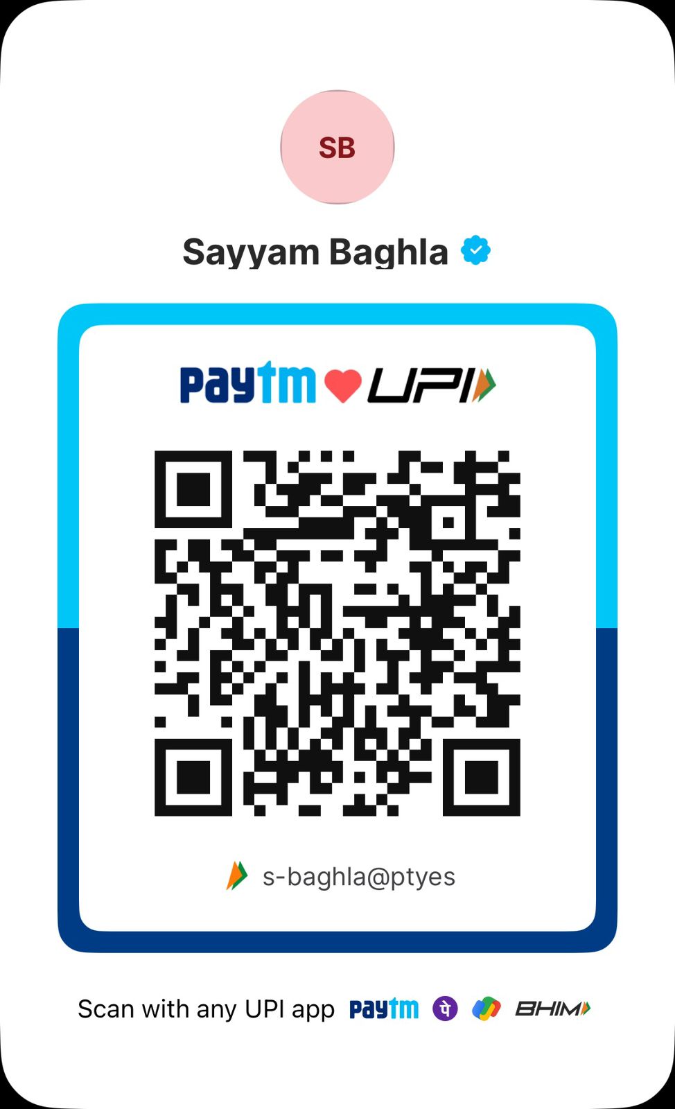 Baghla Shooting QR Code